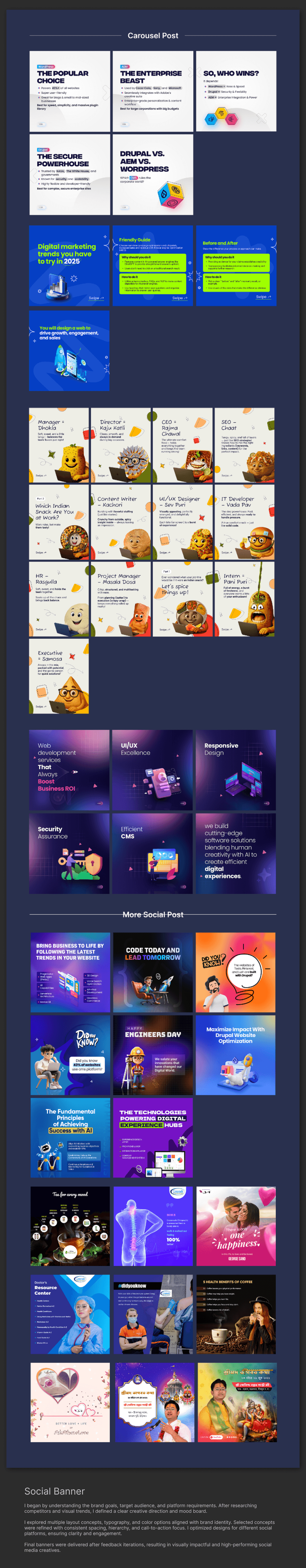Social Banner detailed preview