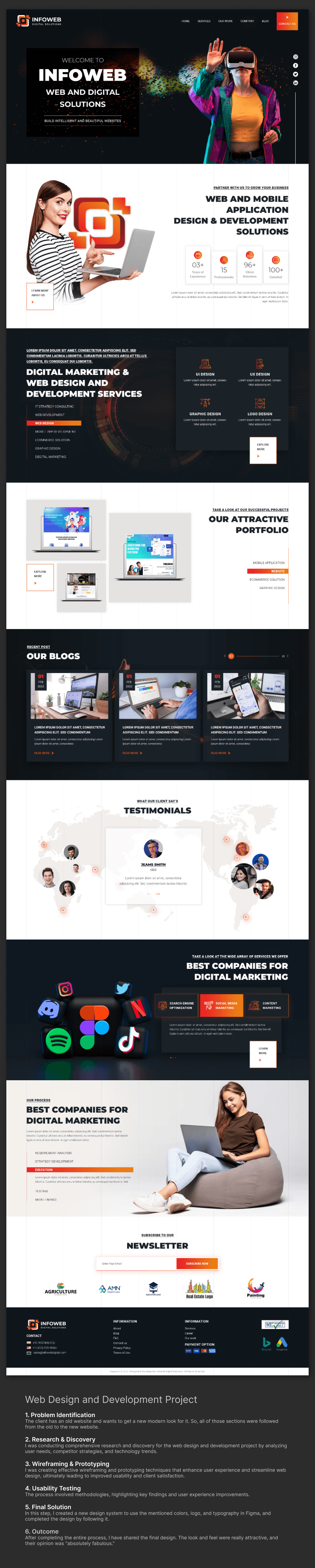 Web Design and Development detailed preview